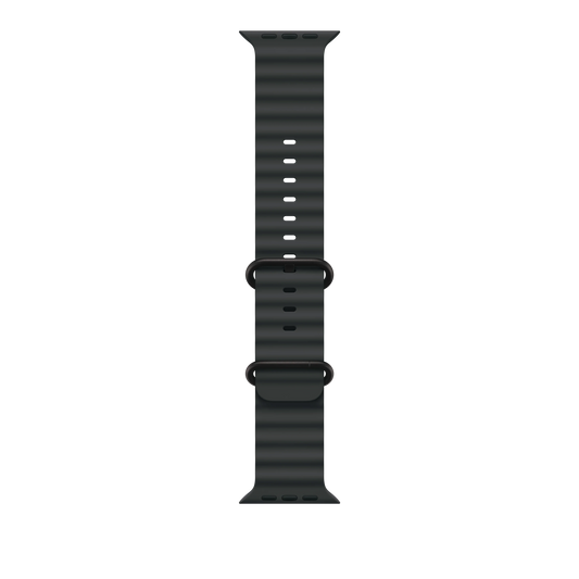 Curea Apple pentru Apple Watch 49mm Black Ocean Band, Black Titanium Finish - iSTYLE RO