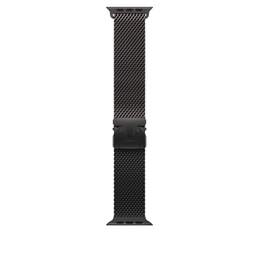 Curea Apple pentru Apple Watch 49mm Milanese Loop, Black Titanium Milanese Loop, Large - iSTYLE RO