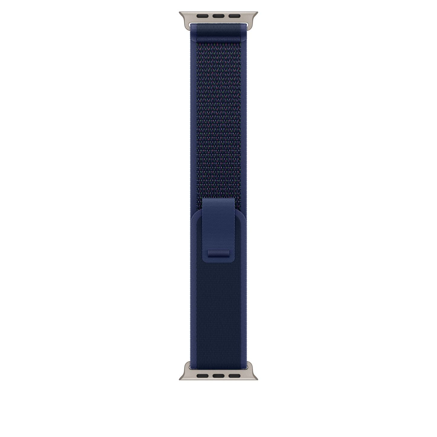 Curea Apple pentru Apple Watch 49mm Blue Trail Loop, S/M, Natural Titanium Finish - iSTYLE RO