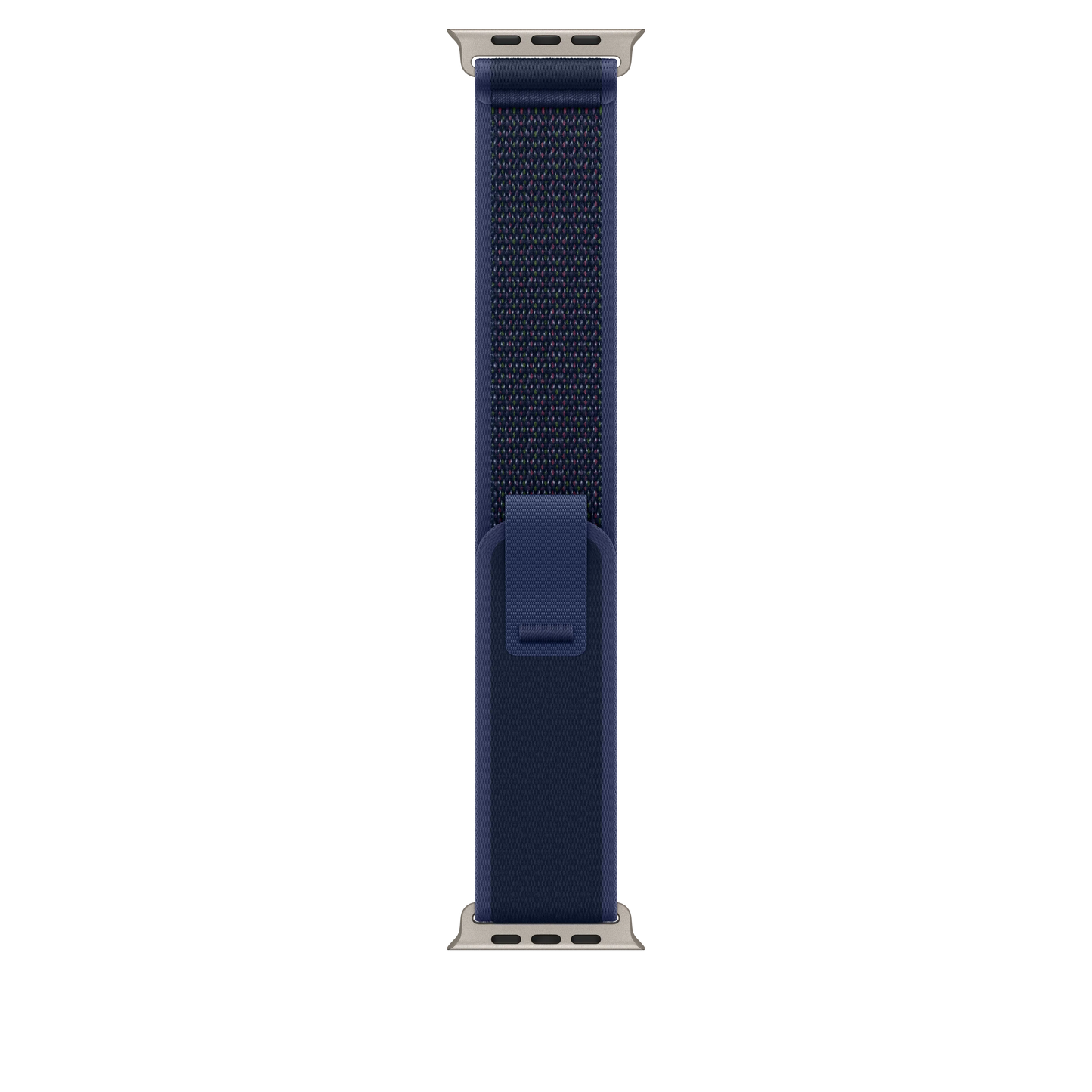 Curea Apple pentru Apple Watch 49mm Blue Trail Loop, S/M, Natural Titanium Finish - iSTYLE RO