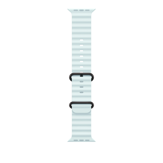 Curea Apple pentru Apple Watch 49mm Ice Blue Ocean Band - Black Titanium Finish - iSTYLE RO