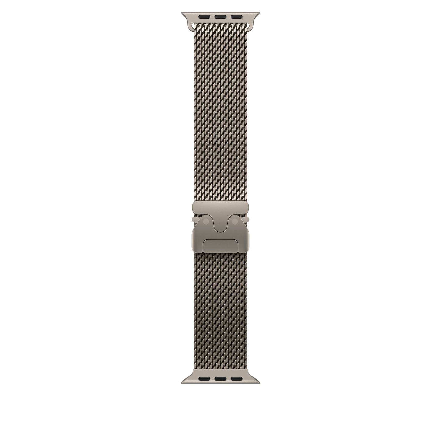 Curea Apple pentru Apple Watch 49mm Milanese Loop, Natural Titanium Milanese Loop, Large - iSTYLE RO