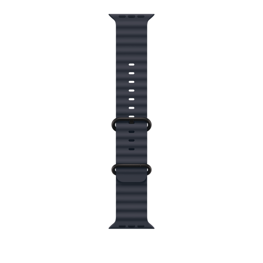 Curea Apple pentru Apple Watch 49mm Navy Ocean Band - Black Titanium Finish - iSTYLE RO