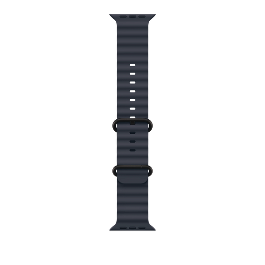 Curea Apple pentru Apple Watch 49mm Navy Ocean Band - Black Titanium Finish - iSTYLE RO