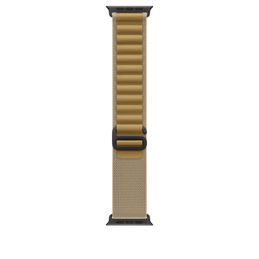 Curea Apple pentru Apple Watch 49mm Tan Alpine Loop, Medium, Black Titanium Finish - iSTYLE RO