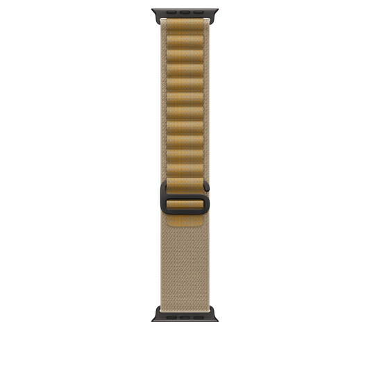 Curea Apple pentru Apple Watch 49mm Tan Alpine Loop, Small, Black Titanium Finish - iSTYLE RO