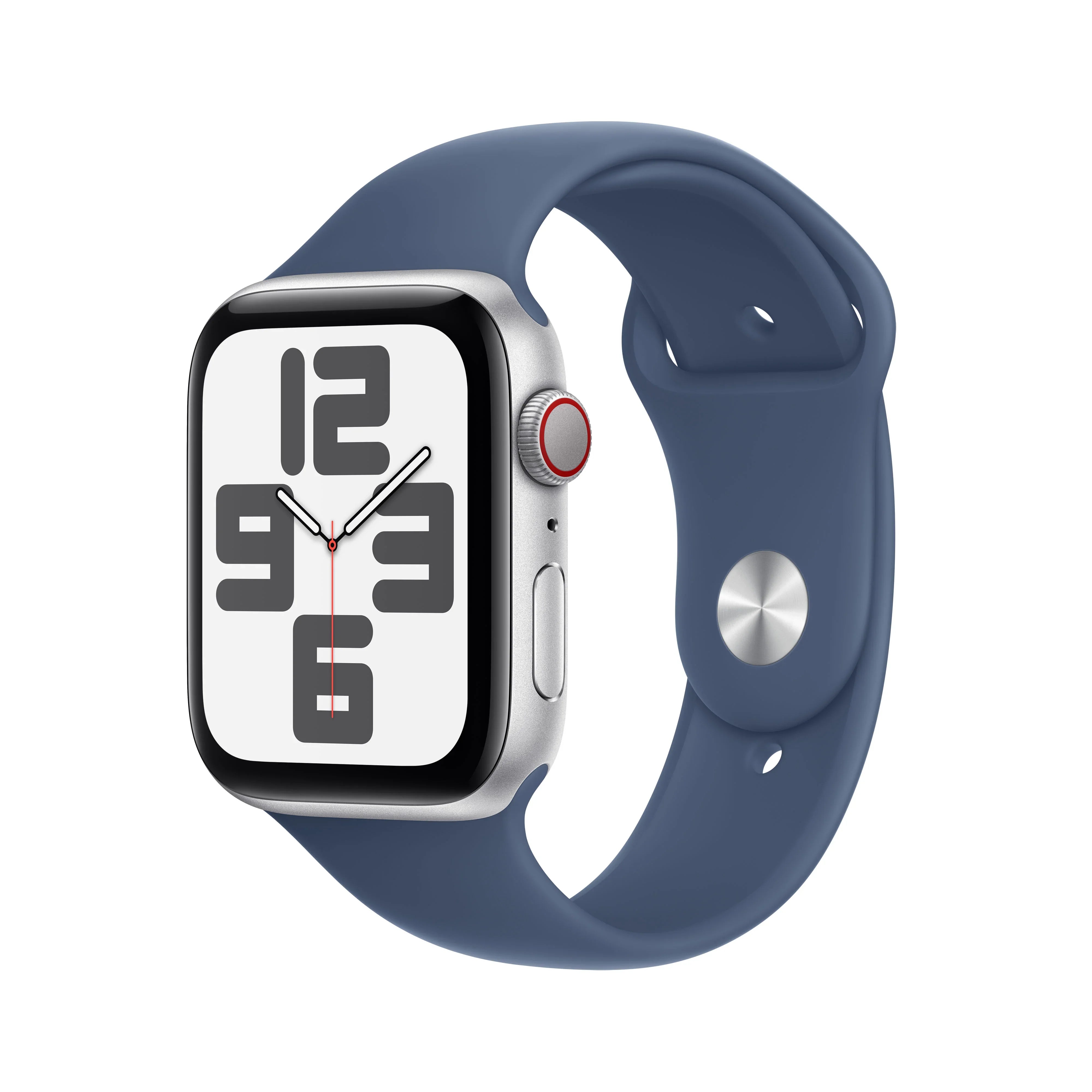 アップルウォッチSE 44mm Apple Watch SE GPS + Cellular, 44mm Silver Aluminium Case, Denim