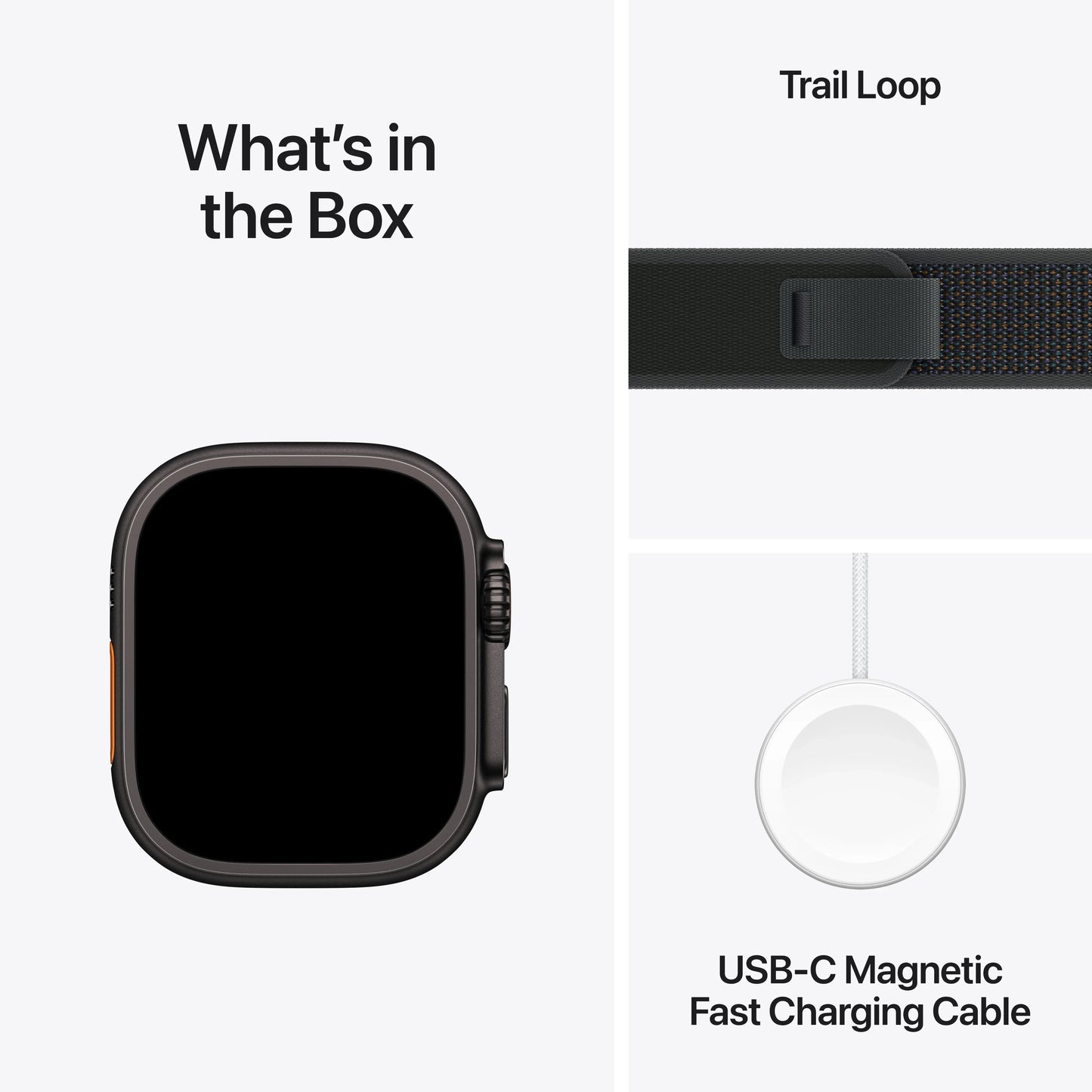 Apple Watch Ultra 2 GPS + Cellular 49mm Black Titanium Case with Black Trail Loop - M/L - iSTYLE RO