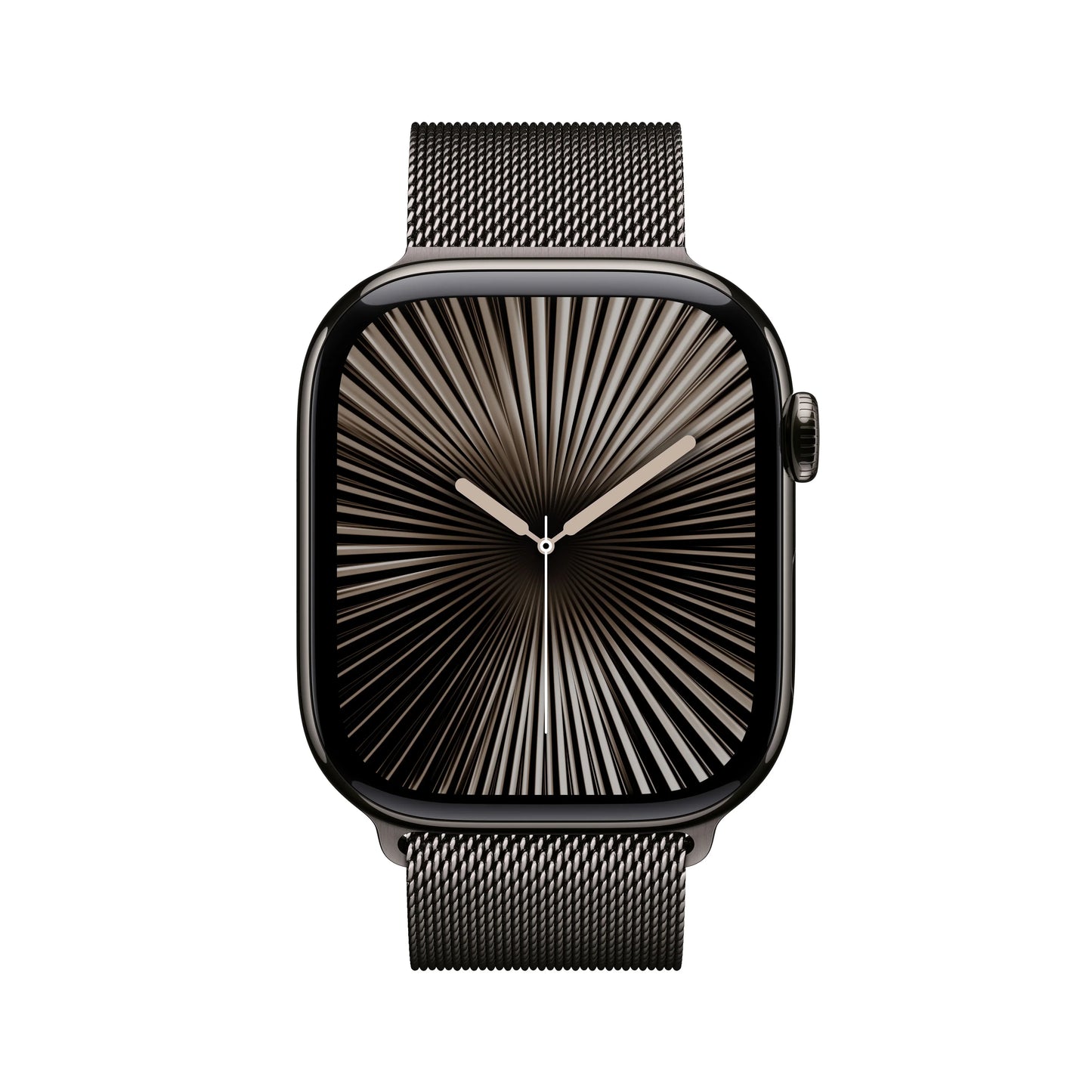 Apple Watch Series 10 GPS + Cellular, 46mm Slate Titanium Case, Slate Milanese Loop - M/L - iSTYLE RO