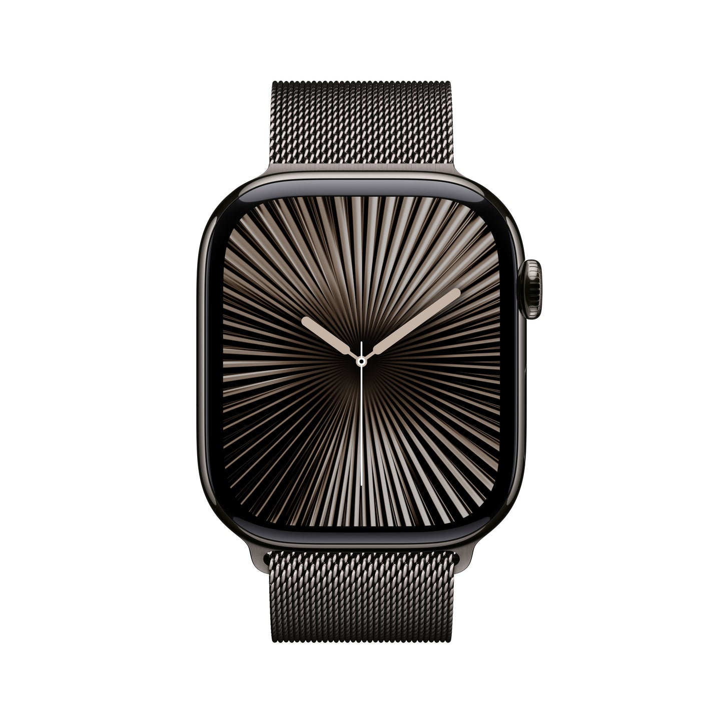 Apple Watch Series 10 GPS + Cellular, 46mm Slate Titanium Case, Slate Milanese Loop - S/M - iSTYLE RO
