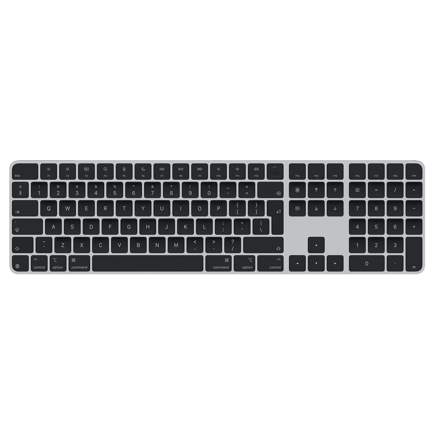 Tastatura Apple Magic Keyboard (2024) cu Touch ID si Numeric Keypad, INT KB, Negru - iSTYLE RO