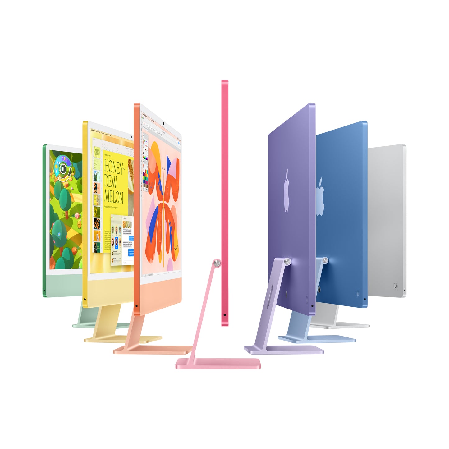 iMac 24" cu procesor Apple M4, 24", Retina 4.5K, 10 nuclee CPU si 10 nuclee GPU, 16GB, 256GB SSD, Albastru - iSTYLE RO