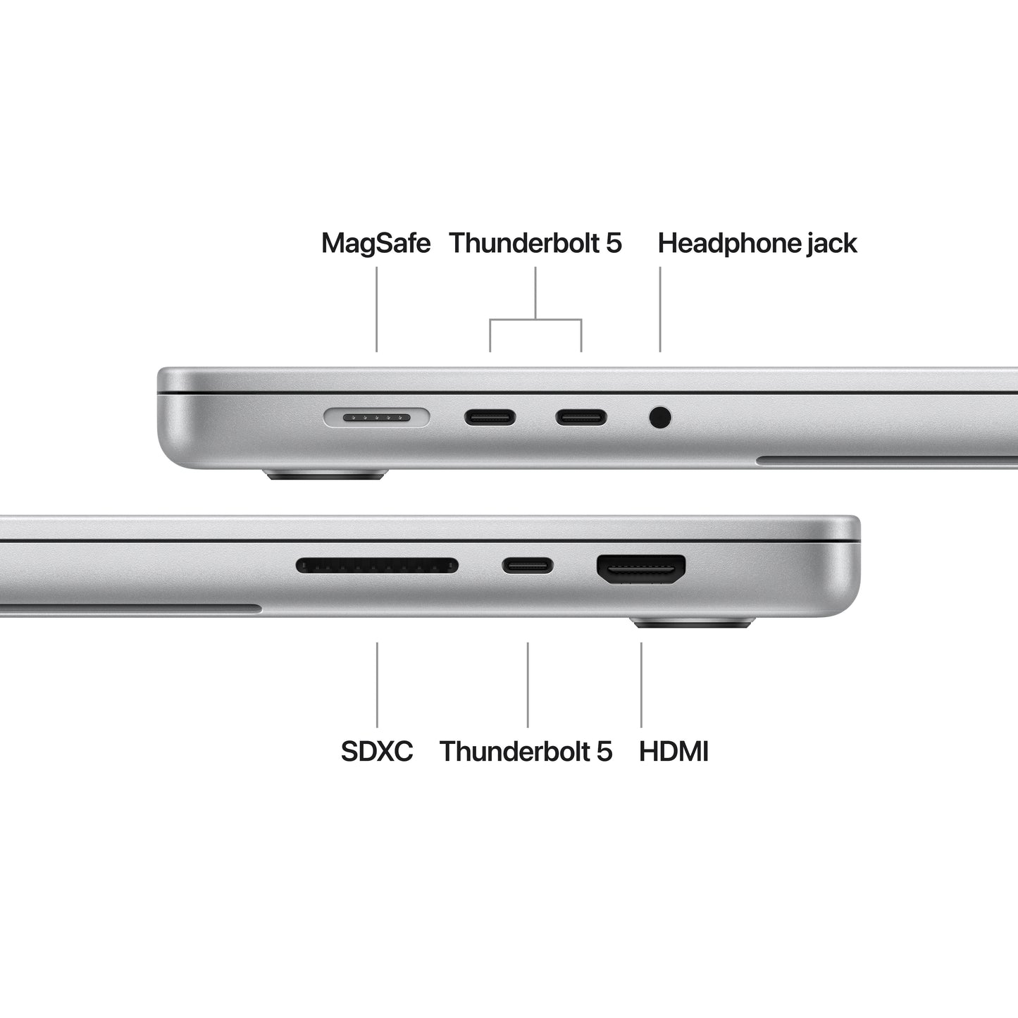MacBook Pro 16", procesor Apple M4 Max, 14 nuclee CPU si 32 nuclee GPU, 36GB, 1TB SSD, Silver - iSTYLE RO