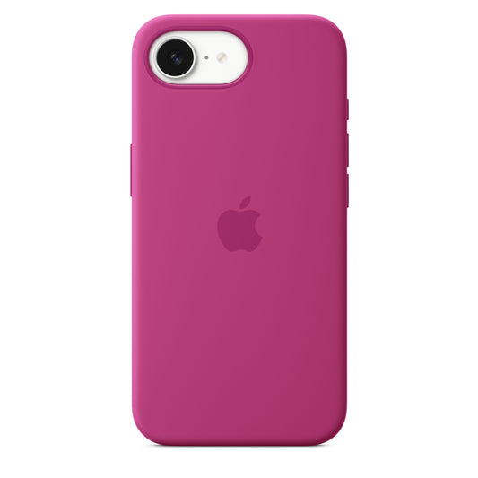 Husa de protectie Apple pentru iPhone 16e, Silicon, Fuchsia - iSTYLE RO