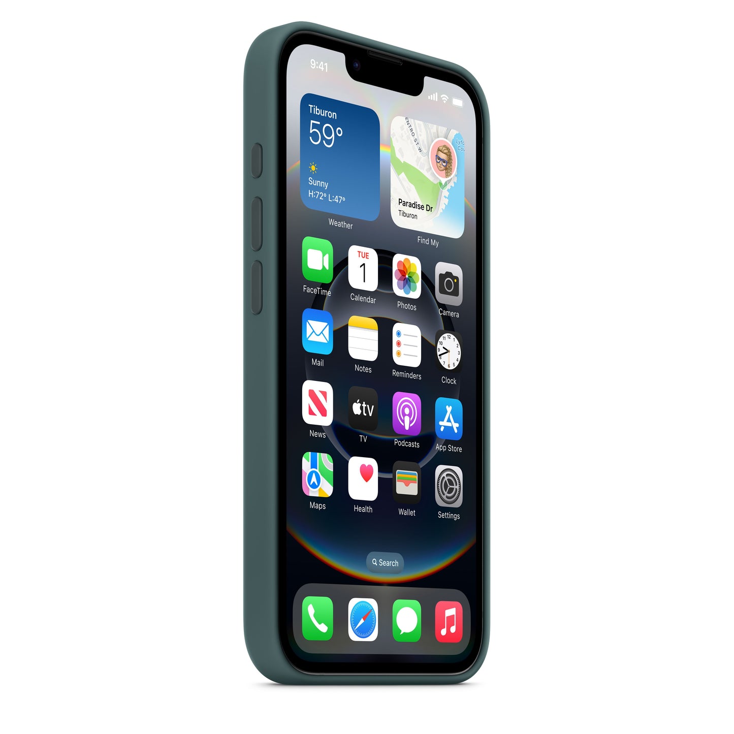 Husa de protectie Apple pentru iPhone 16e, Silicon, Verde - iSTYLE RO