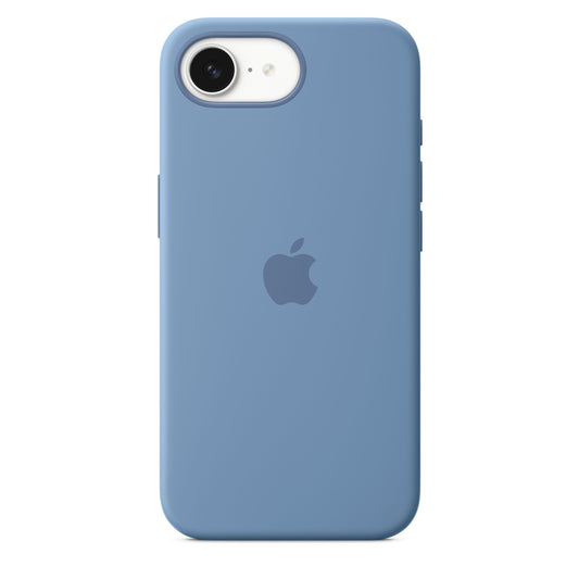 Husa de protectie Apple pentru iPhone 16e, Silicon, Albastru - iSTYLE RO