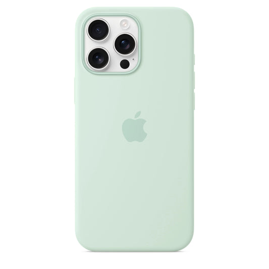 Husa de protectie Apple cu MagSafe pentru iPhone 16 Pro Max, Silicon, Aquamarine (SEASONAL) - iSTYLE RO