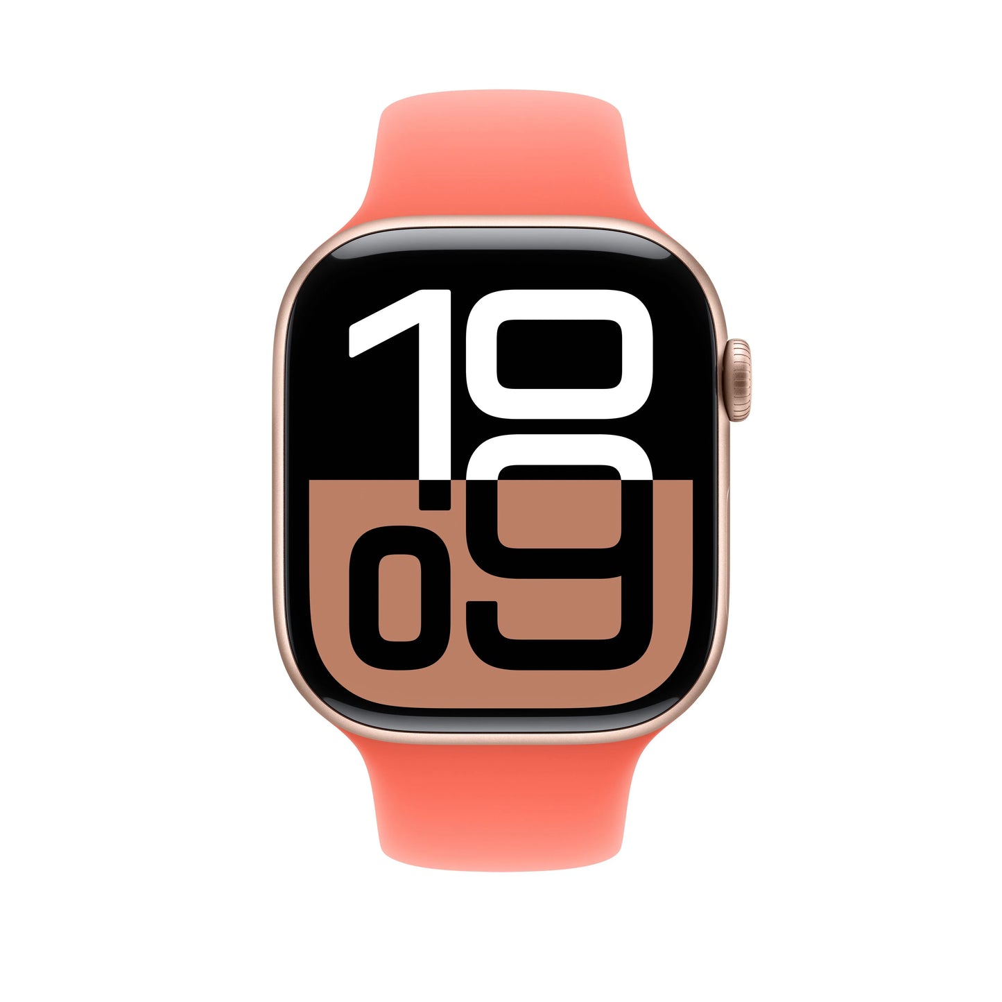 Curea Apple pentru Apple Watch 46mm Sport Band: Tangerine Sport Band - M/L (SEASONAL) - iSTYLE RO