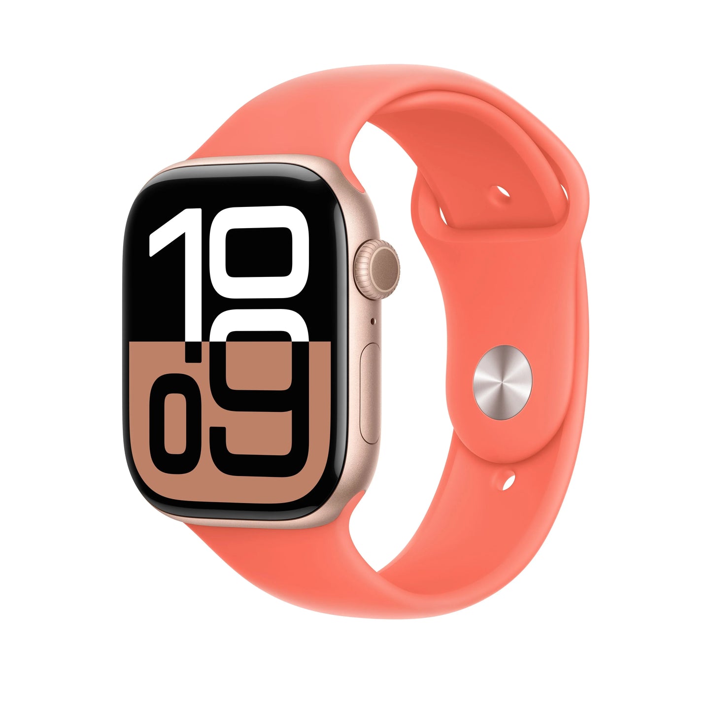 Curea Apple pentru Apple Watch 46mm Sport Band: Tangerine Sport Band - M/L (SEASONAL) - iSTYLE RO