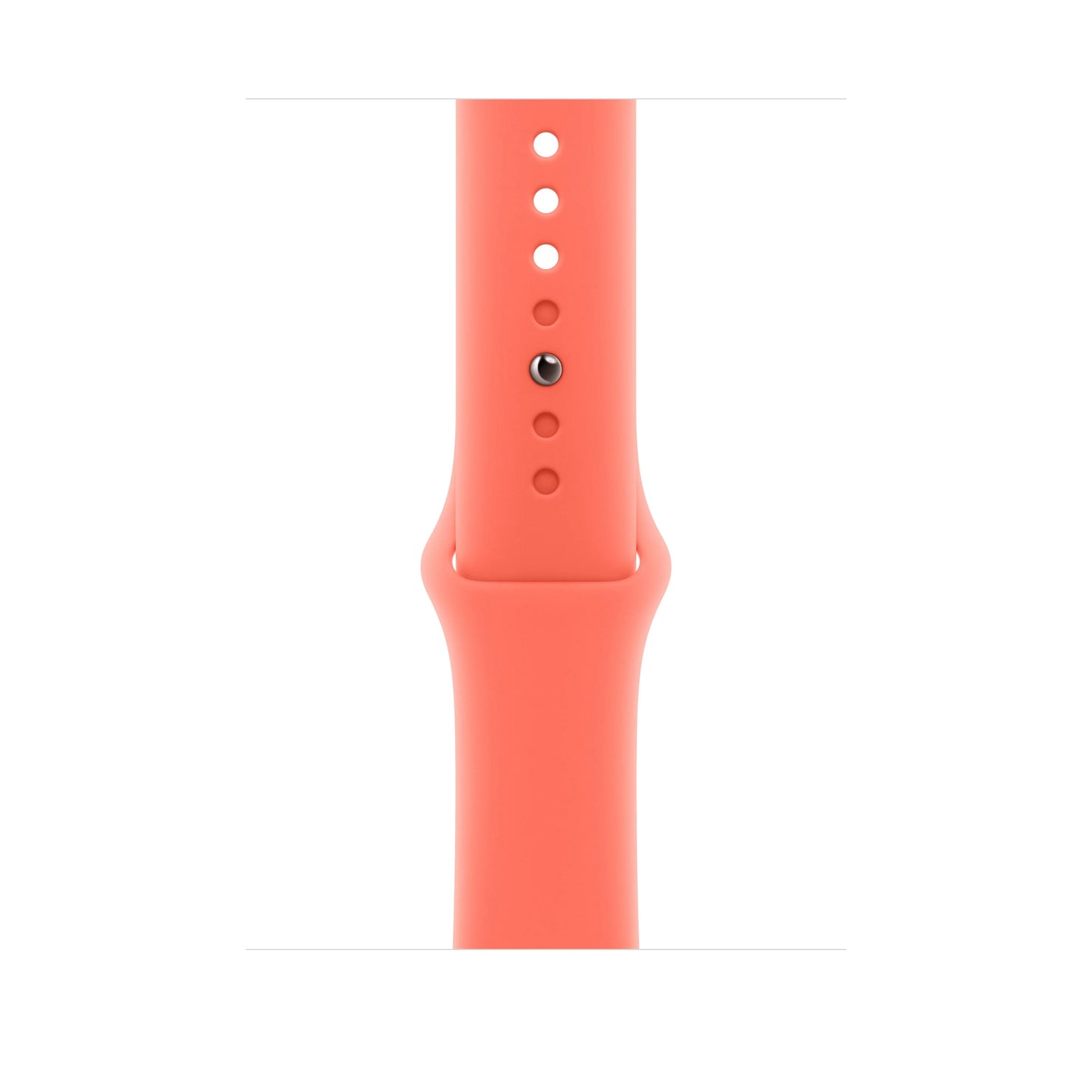 Curea Apple pentru Apple Watch 46mm Sport Band: Tangerine Sport Band - M/L (SEASONAL) - iSTYLE RO