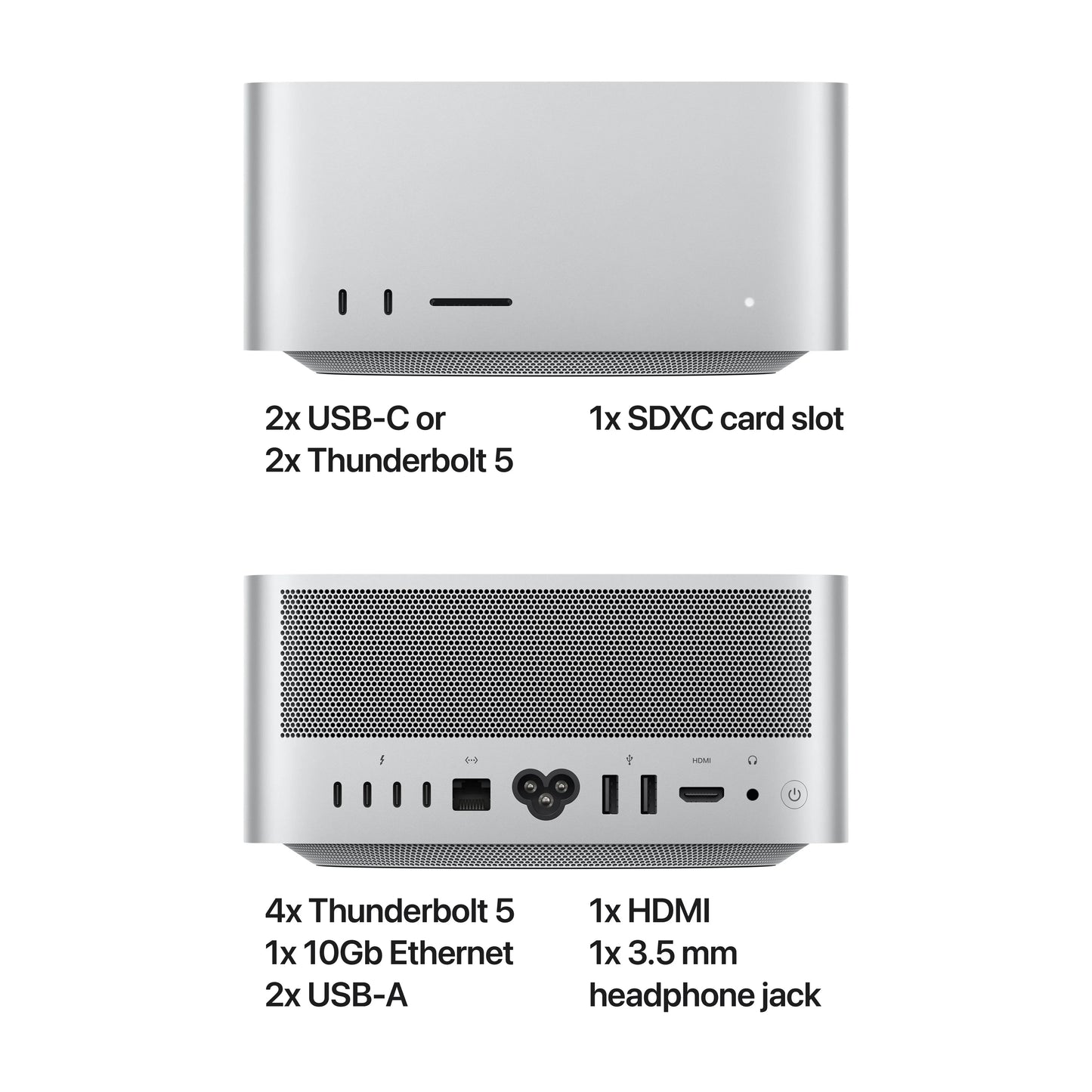 Mac Studio, procesor Apple M3 Ultra, 28 nuclee CPU and 60 nuclee GPU, 96GB, 1TB - iSTYLE RO