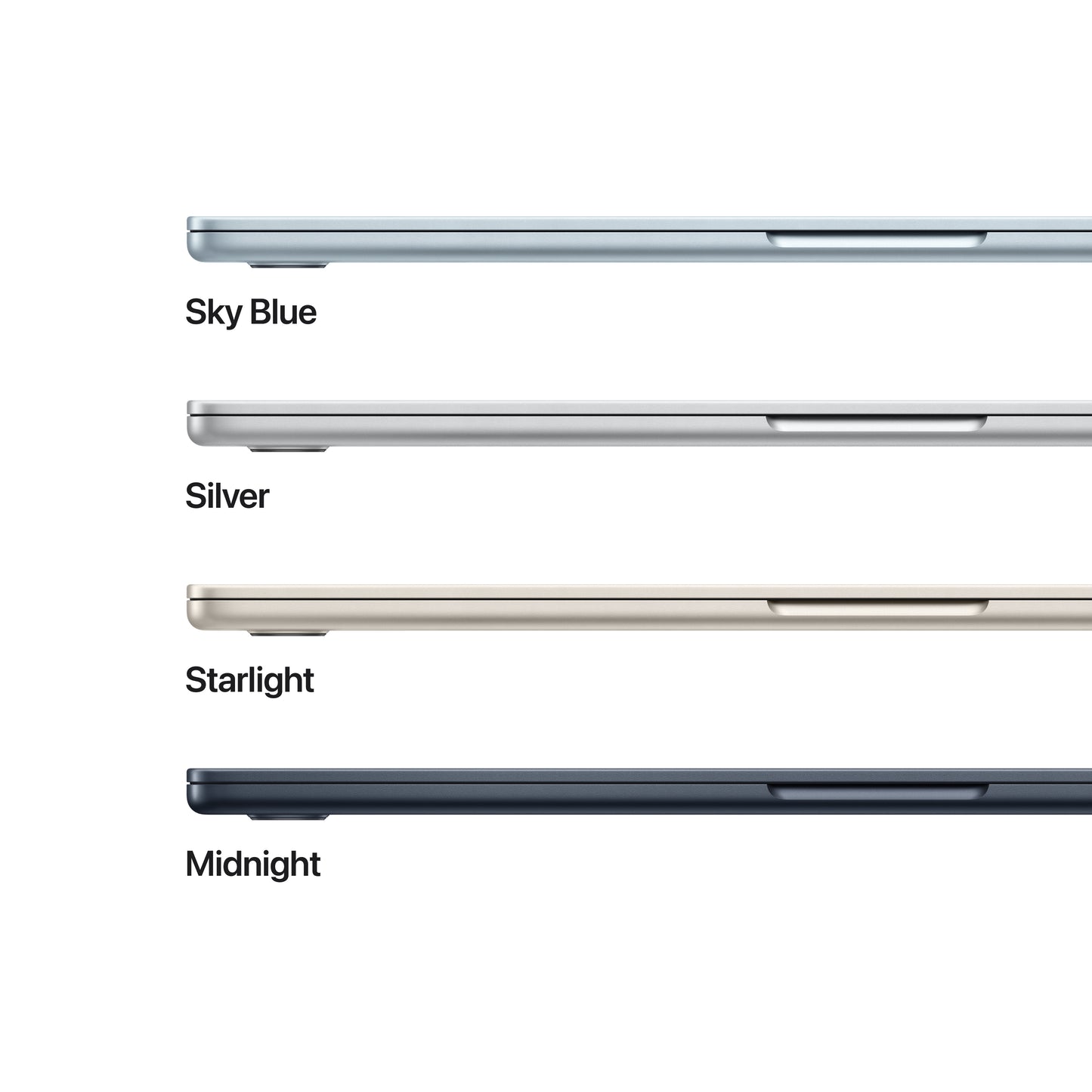 MacBook Air 15", procesor Apple M4, 10 nuclee CPU si 10 nuclee GPU, 16GB, 256GB, Midnight, INT KB - iSTYLE RO