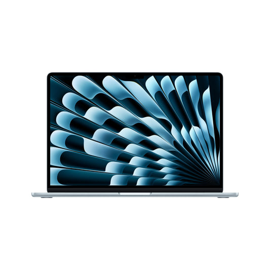 MacBook Air 15", procesor Apple M4, 10 nuclee CPU si 10 nuclee GPU, 24GB, 512GB, Sky Blue, INT KB - iSTYLE RO