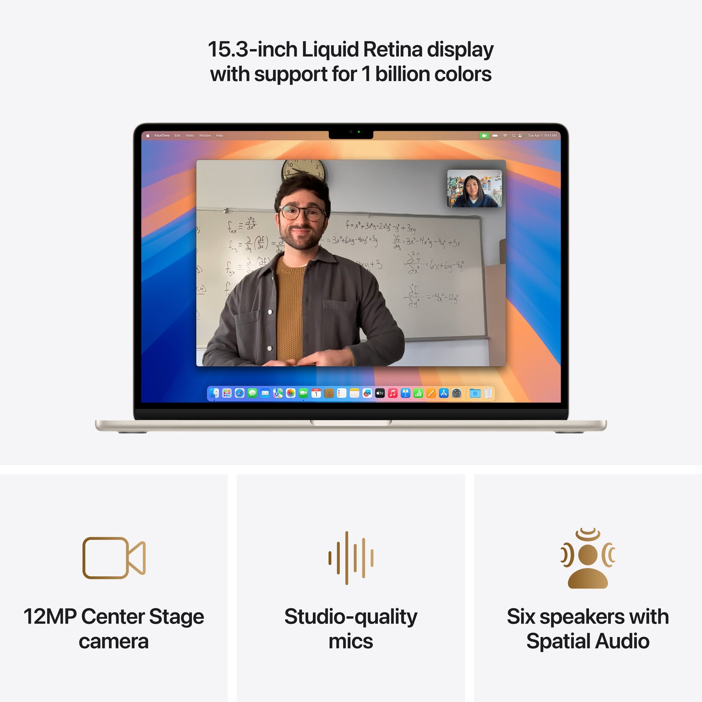 MacBook Air 15", procesor Apple M4, 10 nuclee CPU si 10 nuclee GPU, 16GB, 256GB, Starlight, INT KB - iSTYLE RO
