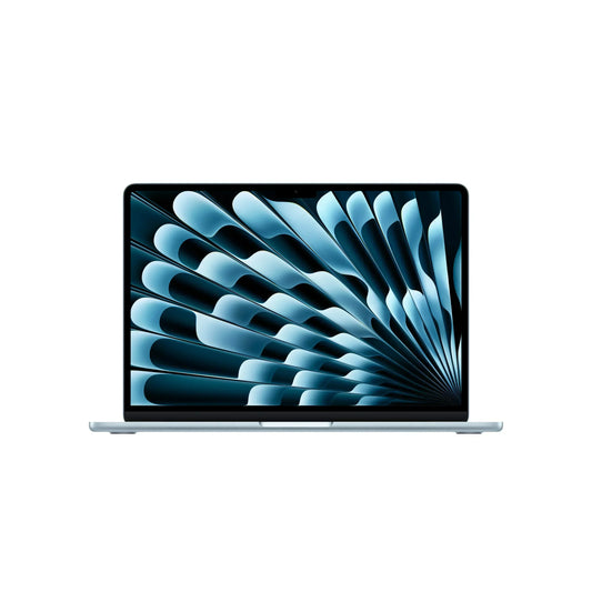 MacBook Air 13", procesor Apple M4, 10 nuclee CPU si 10 nuclee GPU, 16GB, 512GB, Sky Blue, INT KB - iSTYLE RO