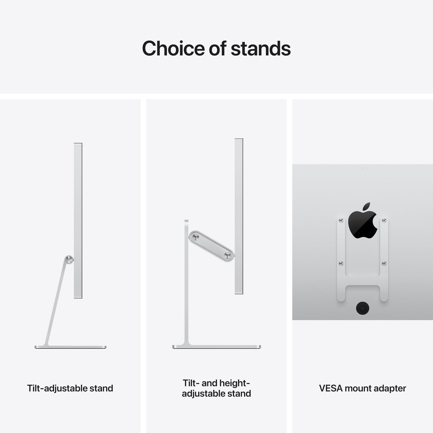 Monitor Apple Studio Display 27", 5K Retina, Thunderbolt, Nano-Texture Glass, Argintiu (Stand Tilt and Height Adjustable) - iSTYLE RO