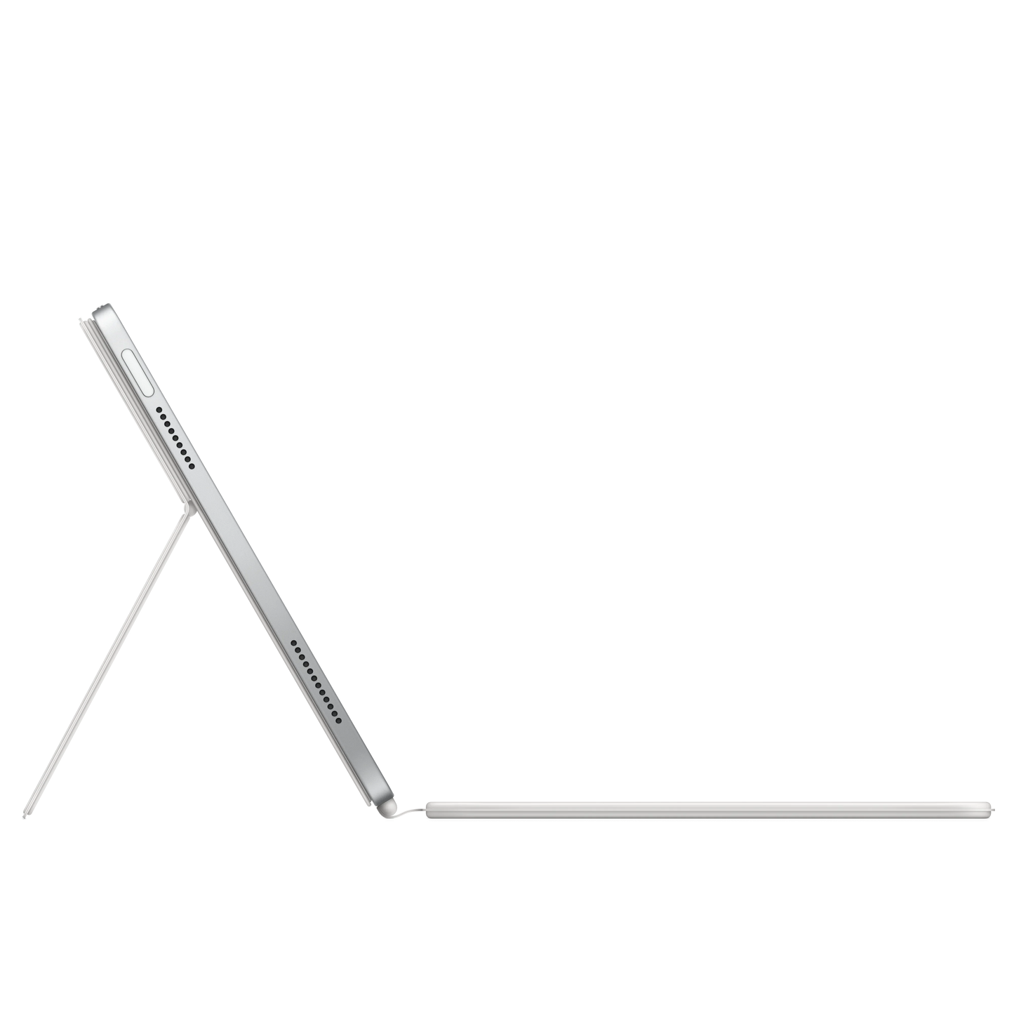 Husa cu tastatura Apple Magic Keyboard pentru iPad, Alb, layout US - iSTYLE RO