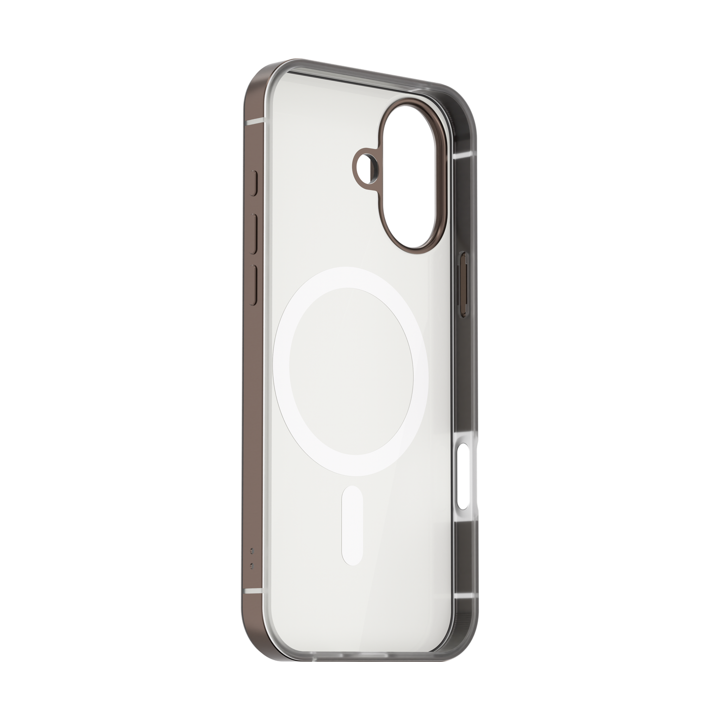 Husa de protectie NOA Hibrid pentru iPhone 17, MagSafe, Roz Cupru