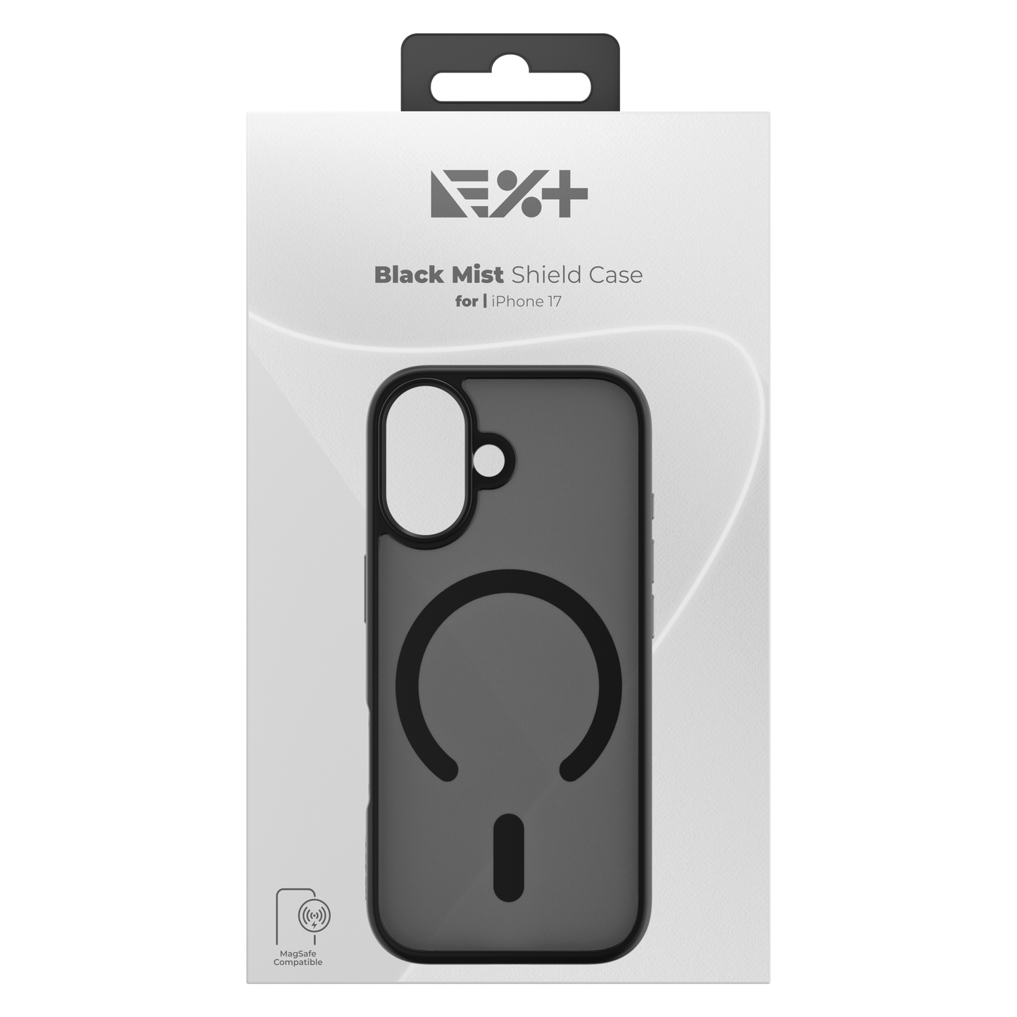 Husa de protectie NOA Mist Shield cu MagSafe pentru iPhone 17, Negru