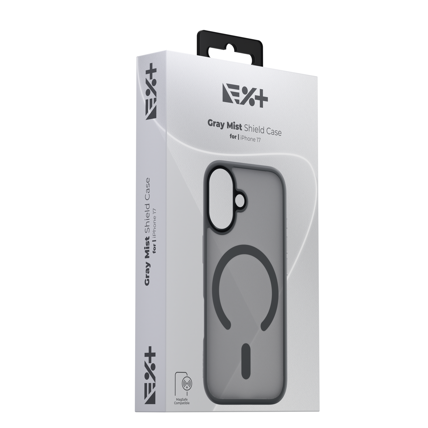 Husa de protectie NOA Mist Shield cu MagSafe pentru iPhone 17, Gri