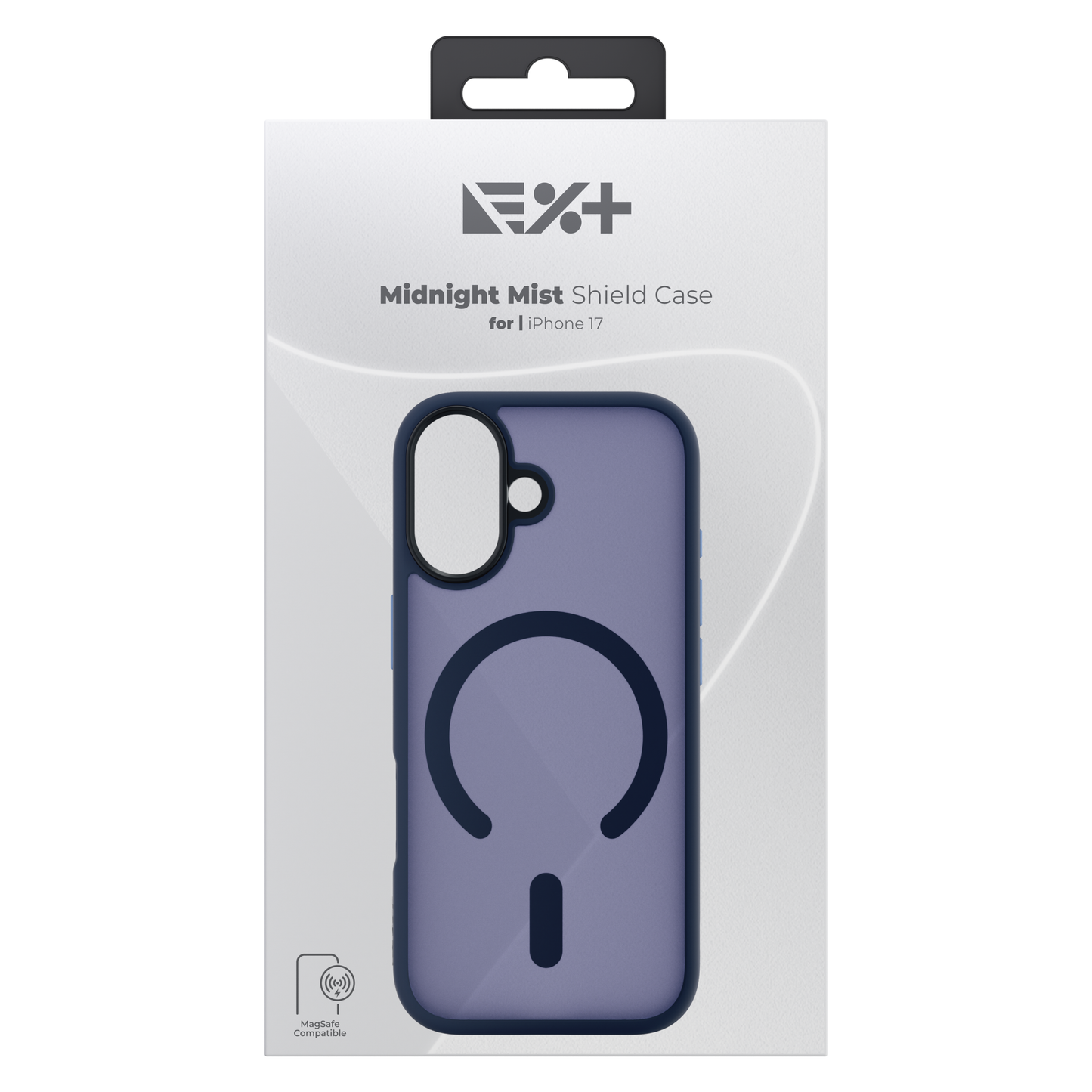 Husa de protectie NOA Mist Shield cu MagSafe pentru iPhone 17, Albastru