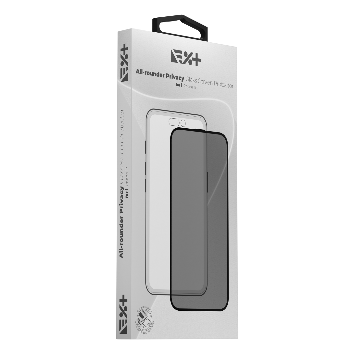 Folie de protectie din sticla privacy NOA pentru iPhone 17