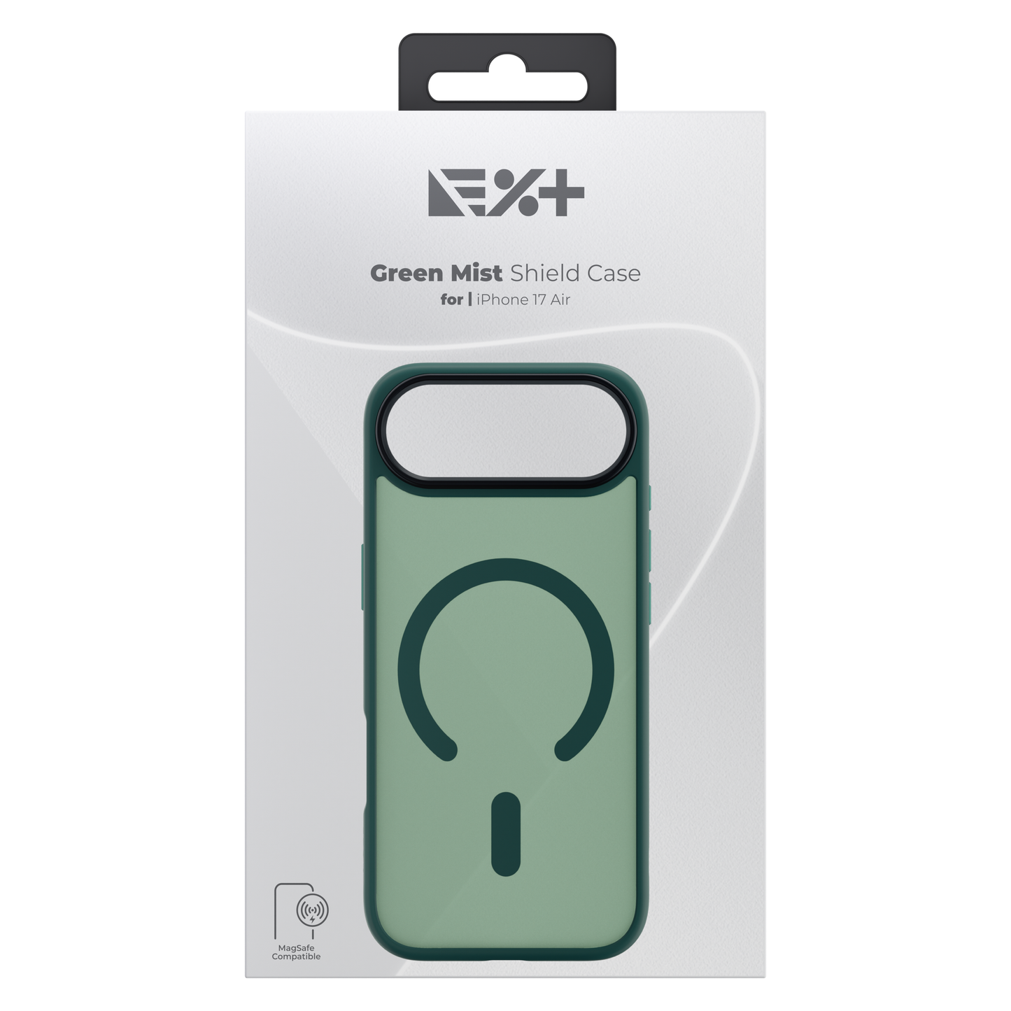 Husa de protectie NOA Mist Shield cu MagSafe pentru iPhone Air, Verde