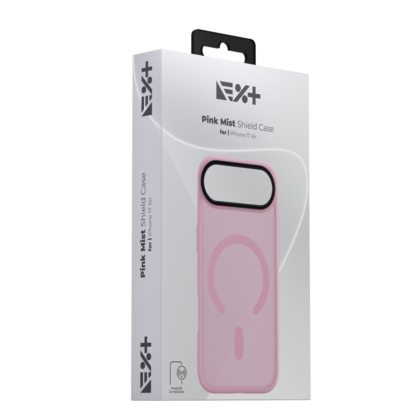 Husa de protectie NOA Mist Shield cu MagSafe pentru iPhone Air, Roz