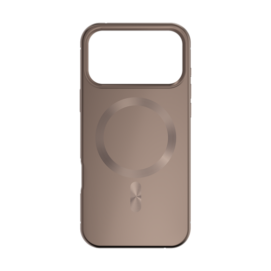 Husa de protectie NOA Hibrid pentru iPhone 17 Pro, MagSafe, Roz Cupru