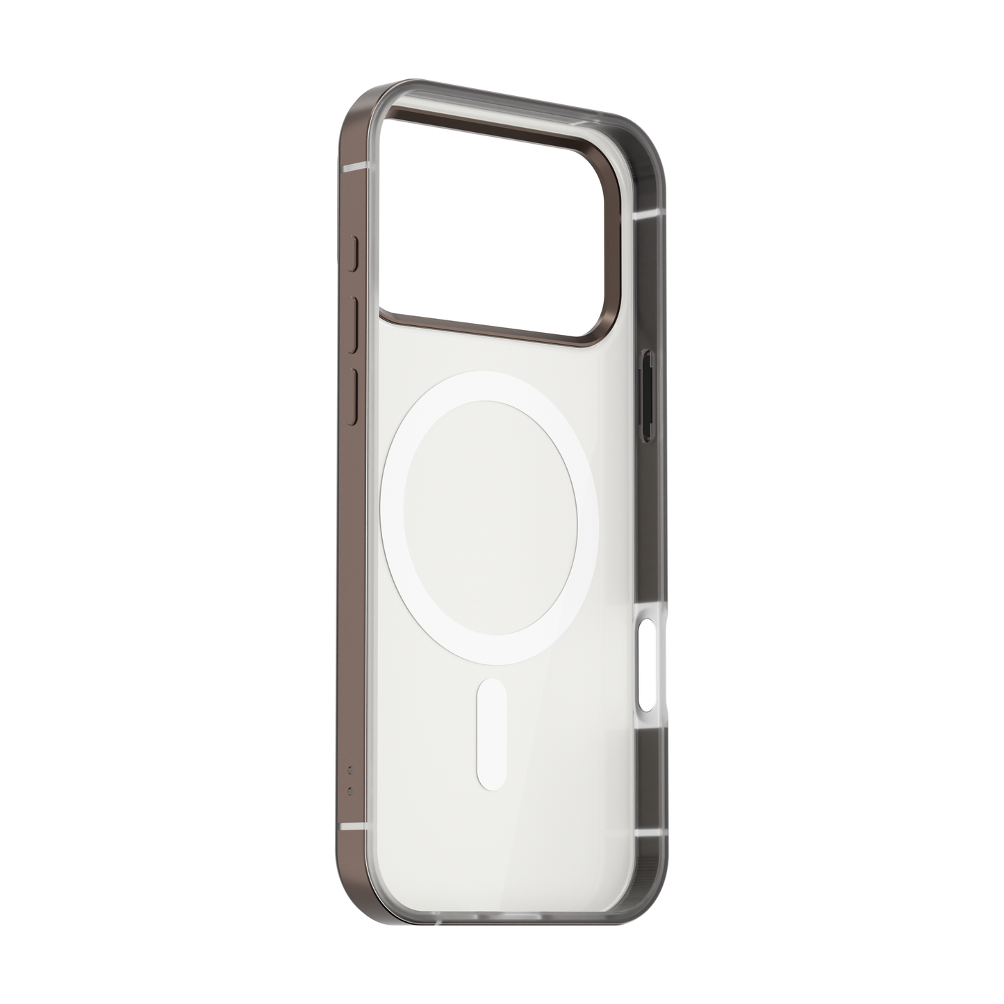 Husa de protectie NOA Hibrid pentru iPhone 17 Pro, MagSafe, Roz Cupru