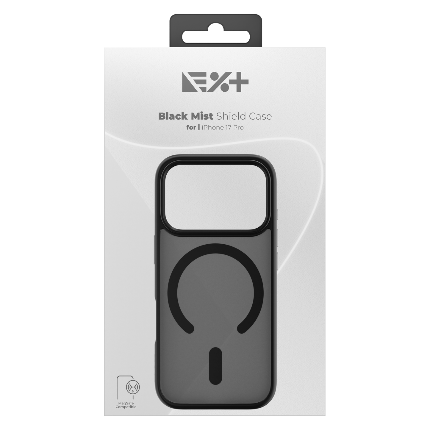 Husa de protectie NOA Mist Shield cu MagSafe pentru iPhone 17 Pro, Negru