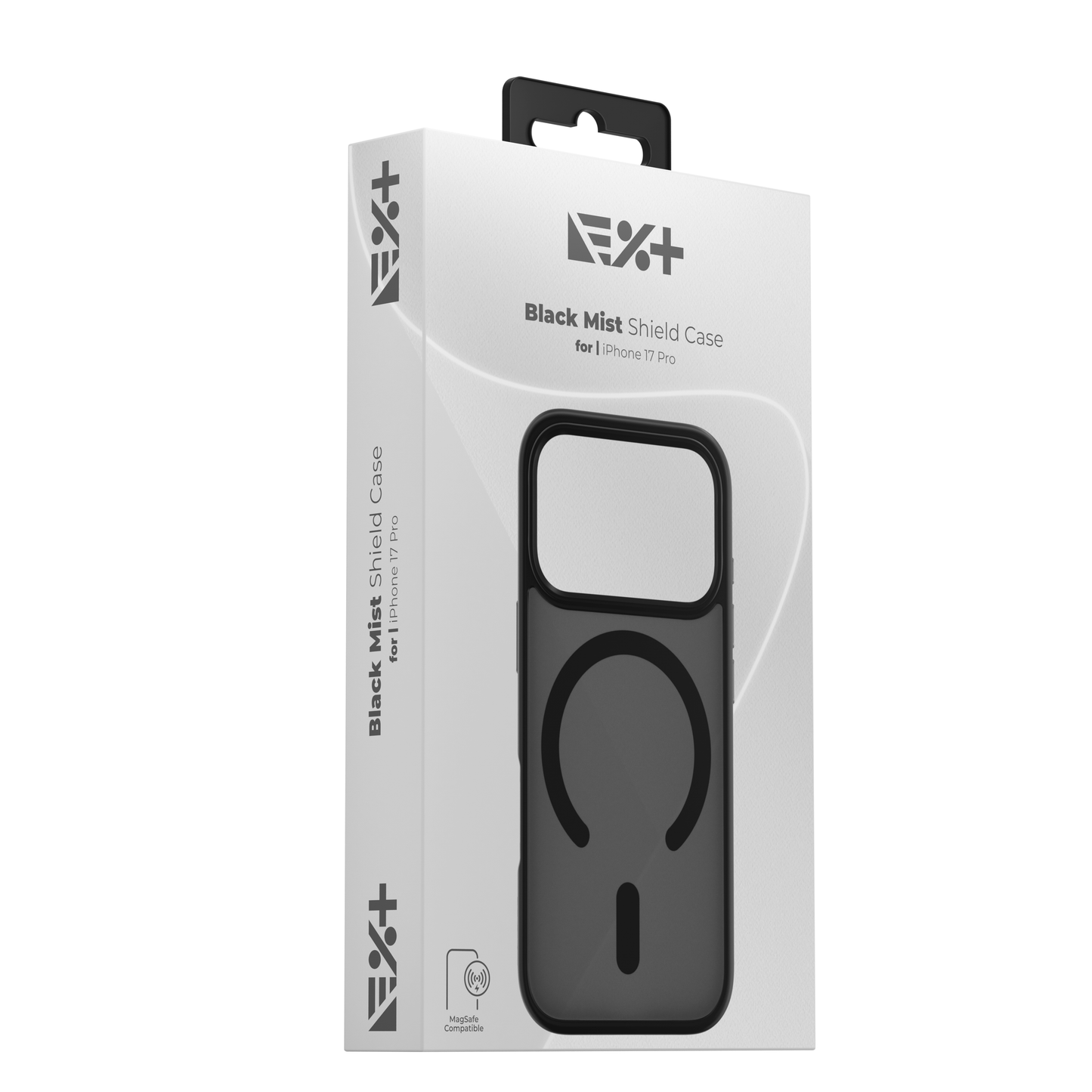 Husa de protectie NOA Mist Shield cu MagSafe pentru iPhone 17 Pro, Negru