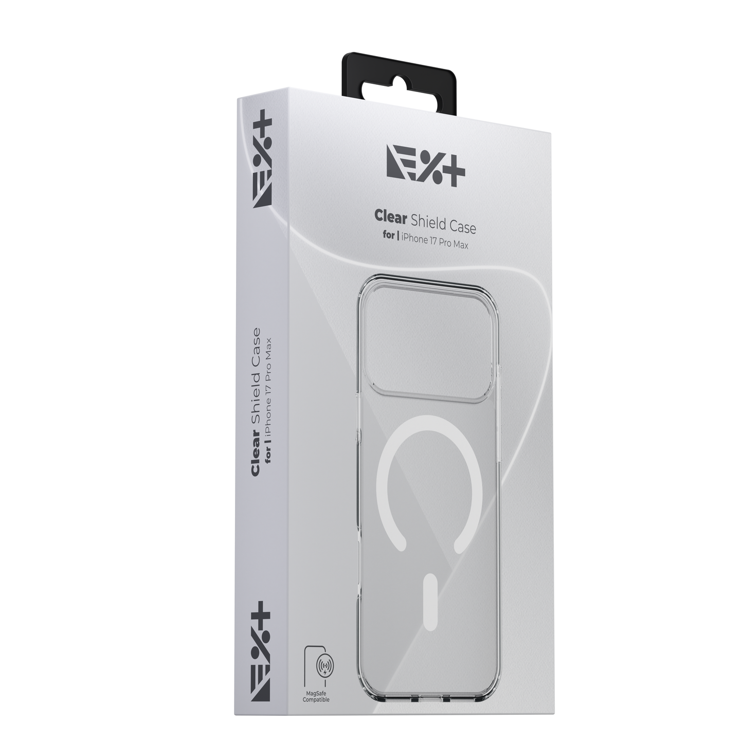 Husa de protectie NOA cu MagSafe pentru iPhone 17 Pro Max, Transparent