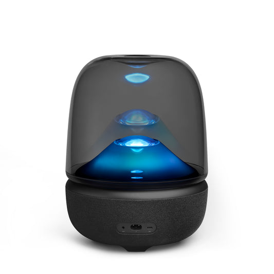 Boxa portabila cu Bluettoth, Harman kardon cu joc de lumini, 160w, alimentare 220V, transparenta