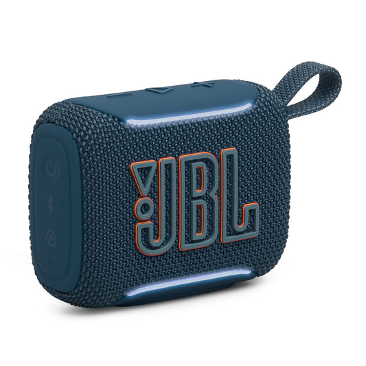 Boxa portabila cu Bluetooth, JBL Go5, baterie pana la 8 ore, IP68, functie AuraCast, Albastru
