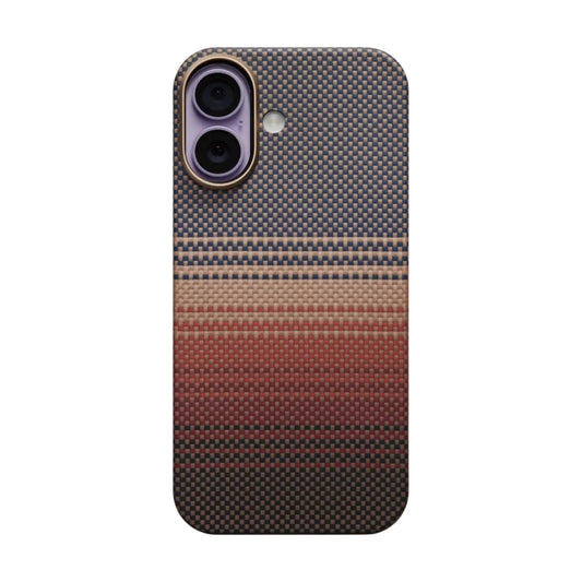 Husa de protectie PITAKA pentru iPhone 17, Portocaliu/Maro