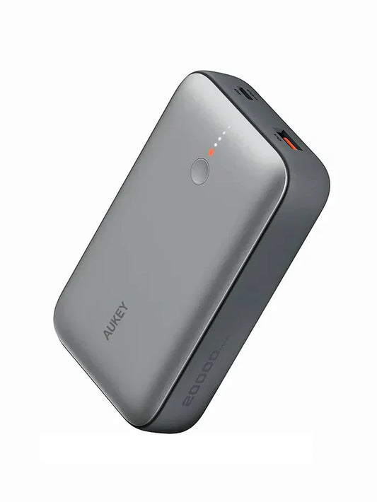Baterie externa AUKEY Spark Mini, 5000 mAh, USB-C, Gri