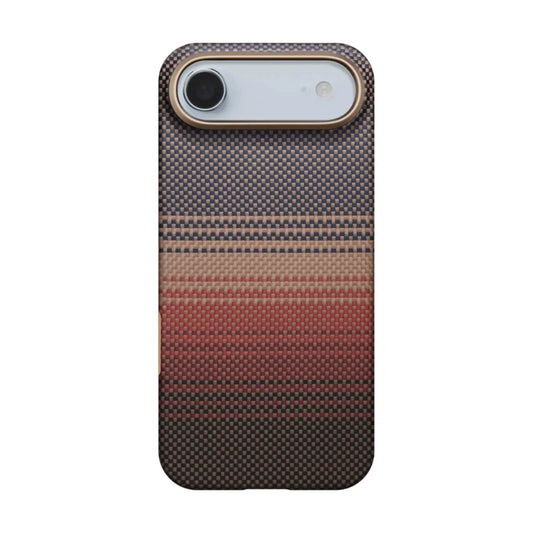 Husa de protectie PITAKA pentru iPhone Air, Portocaliu/Maro