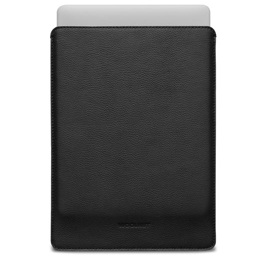 Husa de protectie WOOLNUT pentru MacBook Neo, Piele, Negru