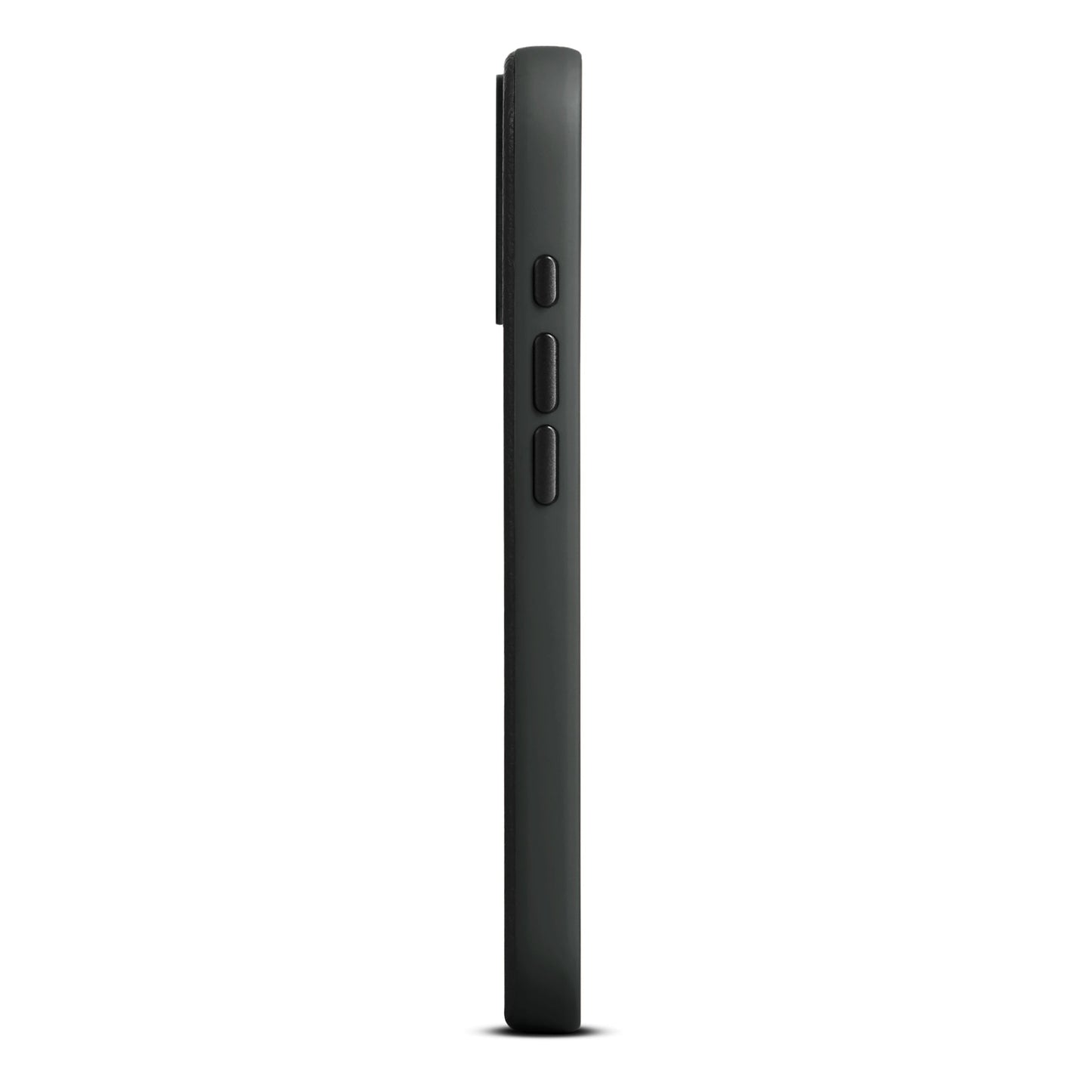 Husa de protectie Woolnut din piele pentru iPhone 17, Negru